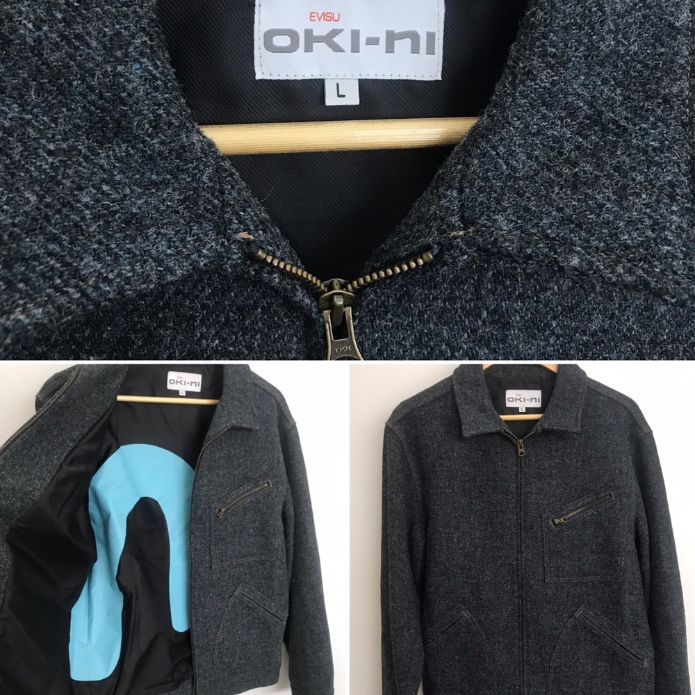 Evisu OKI-NI Wool Jacket - HARRIS TWEAD Scotland
